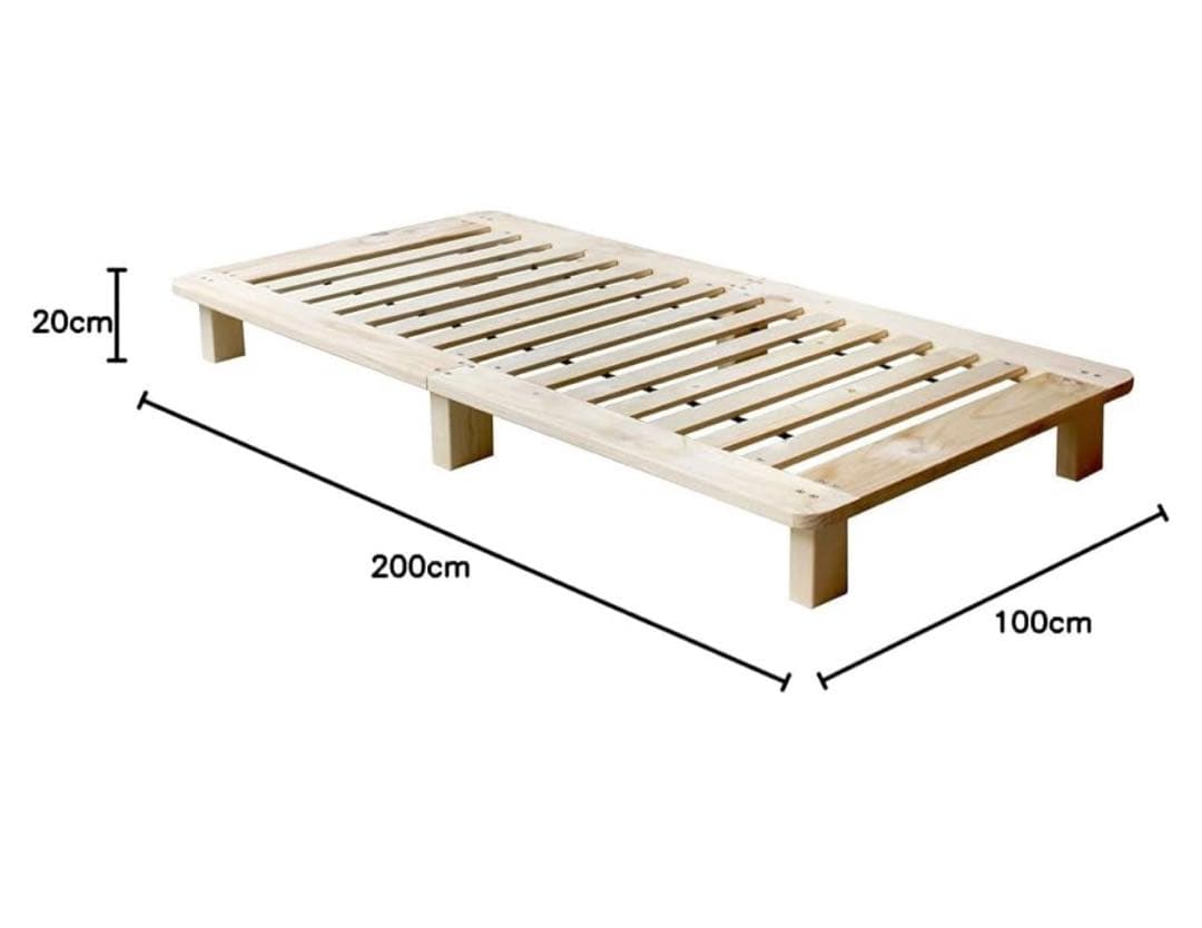 ベットフレーム　すのこ　シングル