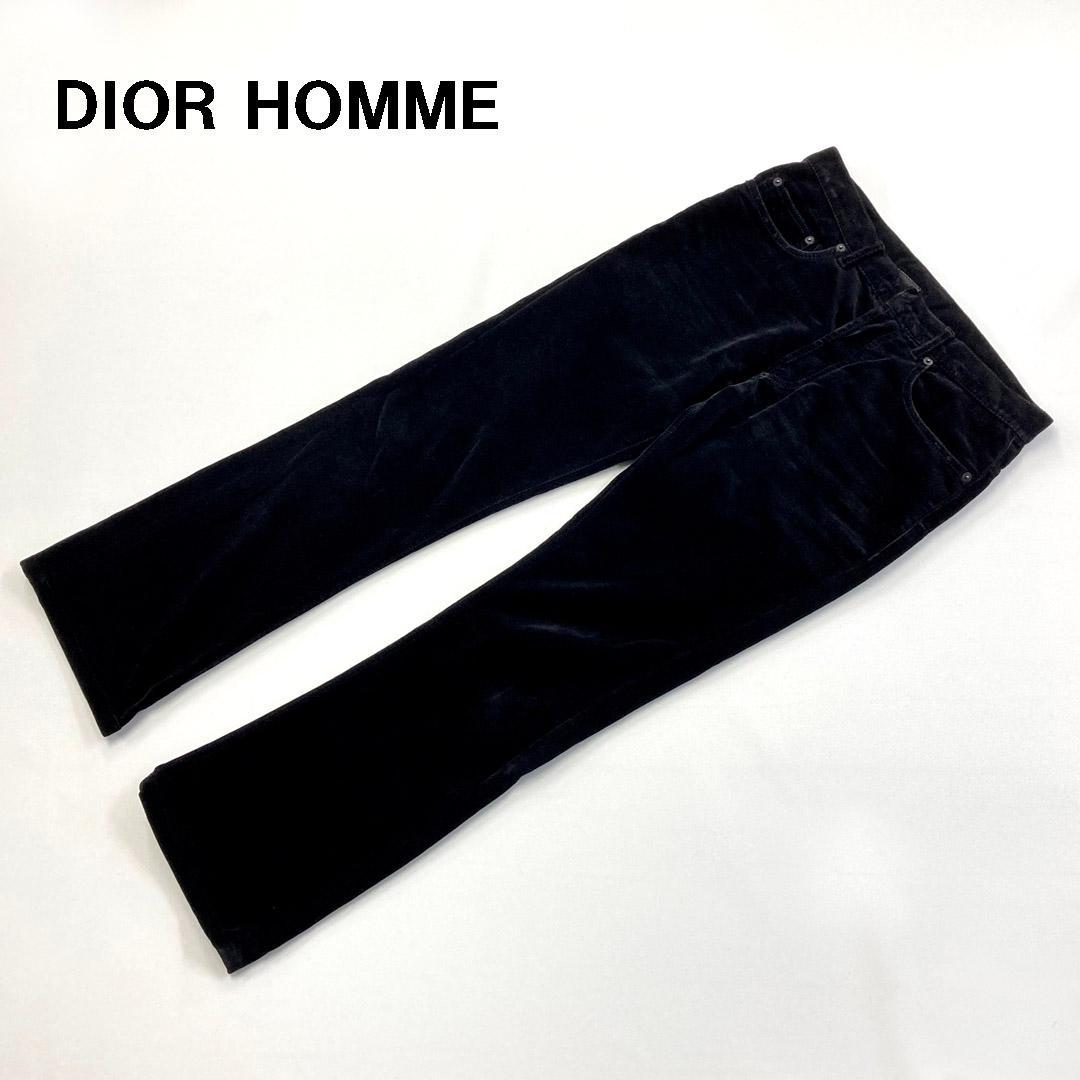 Dior homme ディオールオム ベロアフレアパンツ 05AW エディ期