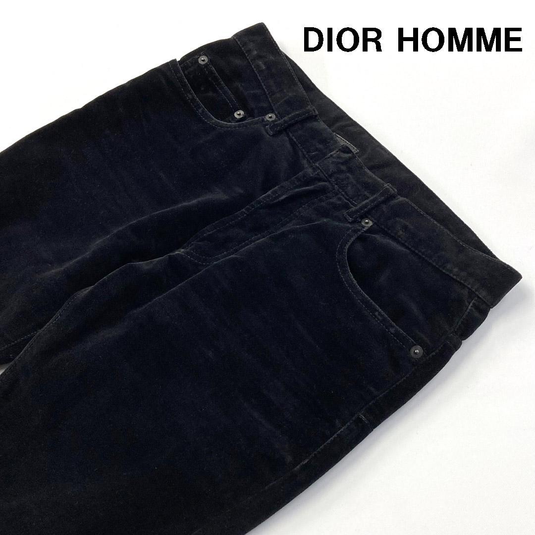 Dior homme ディオールオム ベロアフレアパンツ 05AW エディ期