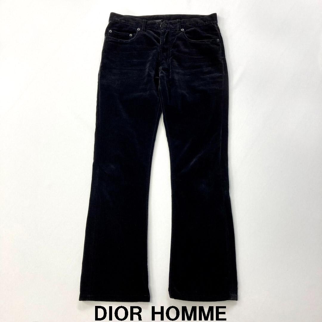 Dior homme ディオールオム ベロアフレアパンツ 05AW エディ期