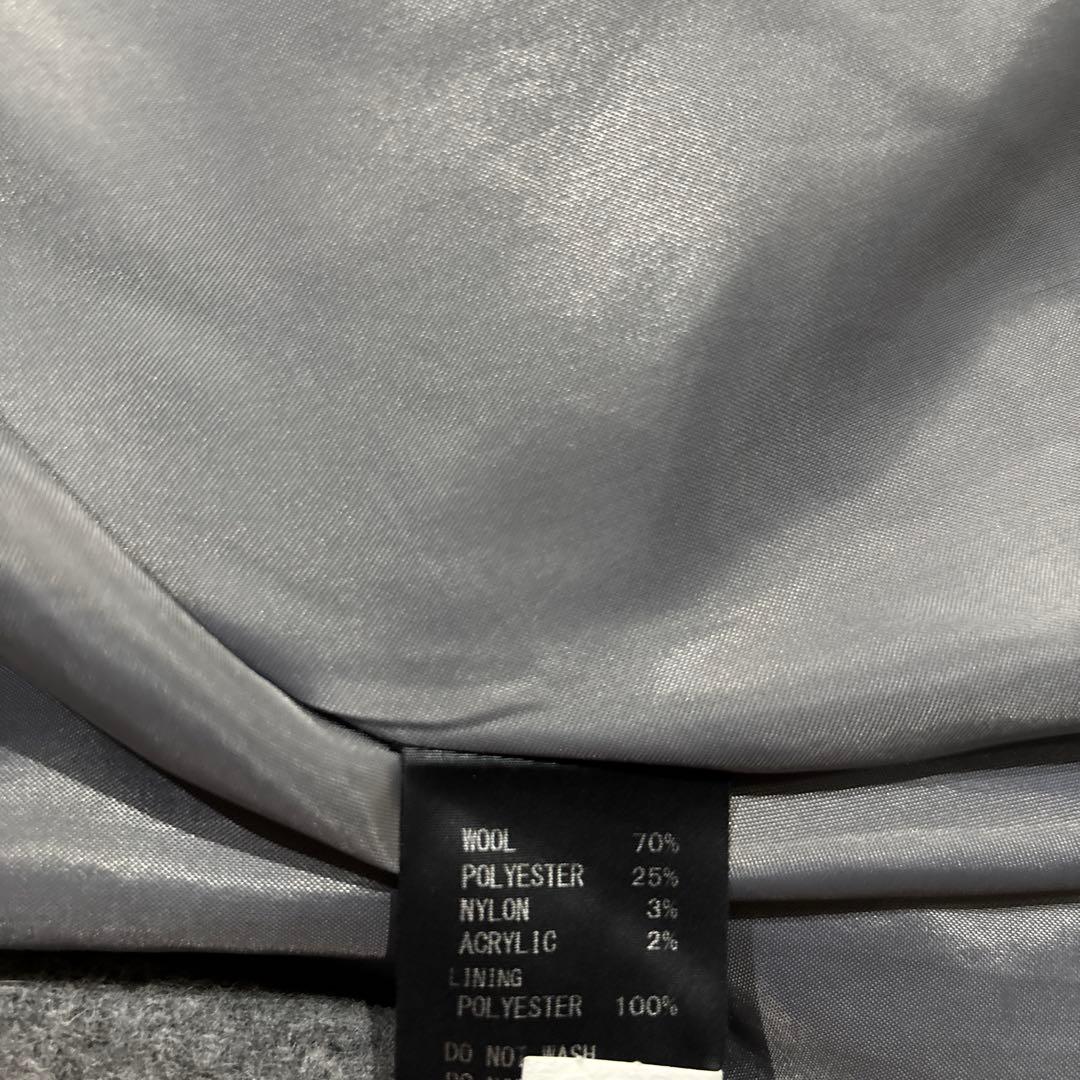 ミズイロインドステンカラーフレアロングコート