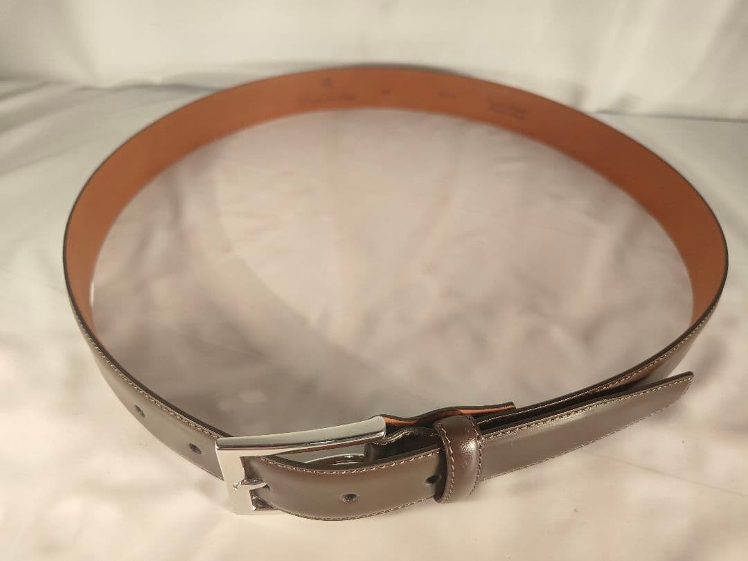 【極美品】ブルックスブラザーズ　高級イタリアンレザーベルト 正規品　イタリア製