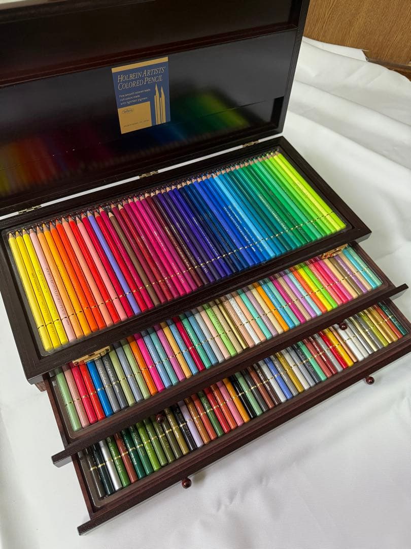 ホルベイン アーチスト色鉛筆 木函セット油性色鉛筆 150色セット