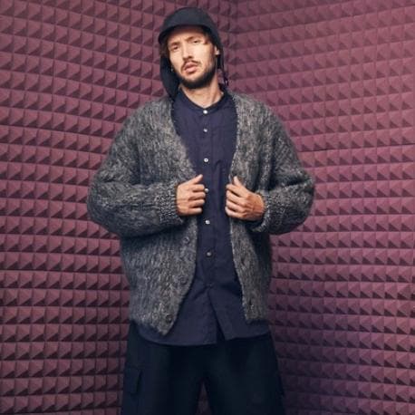 MAISON SPECIAL グレー モヘアカーディガン｜メゾンスペシャル