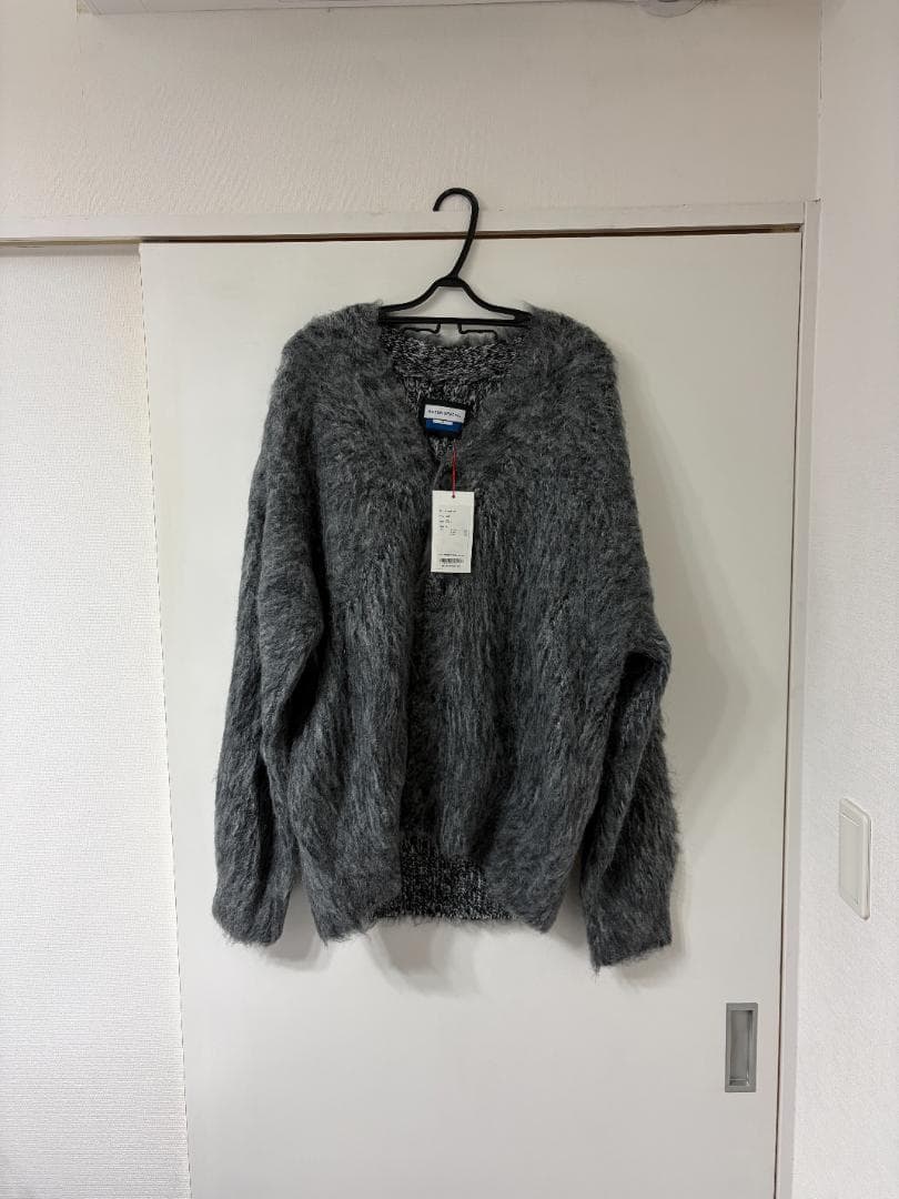 MAISON SPECIAL グレー モヘアカーディガン｜メゾンスペシャル