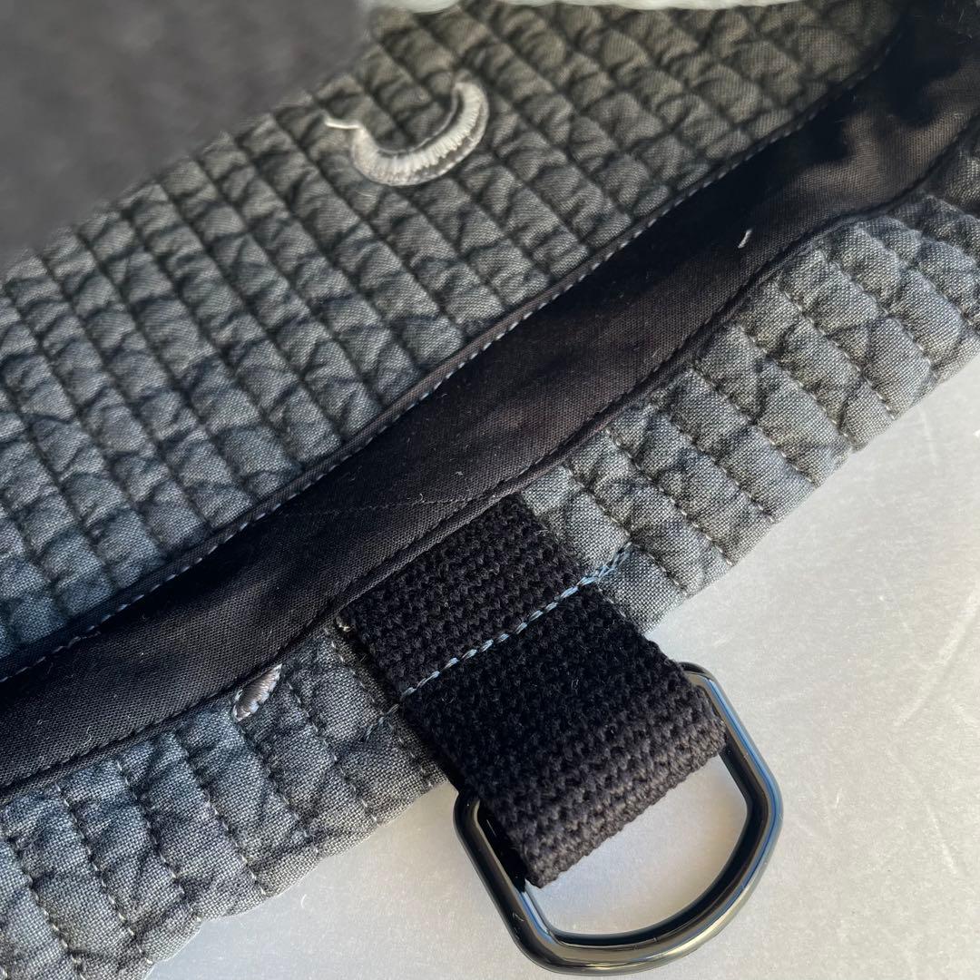 ぺいん様　ヌビ　刺繍月星/ダークグレー　レッスンバック　上履き入れ　体操着袋