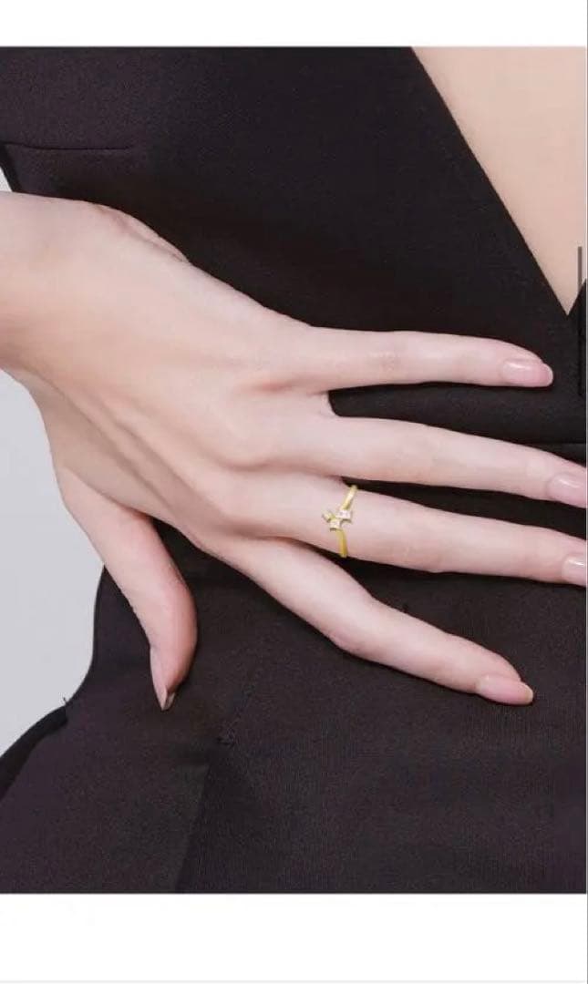 アーカー　k18 モザイクソラナ　ダイヤモンド リング