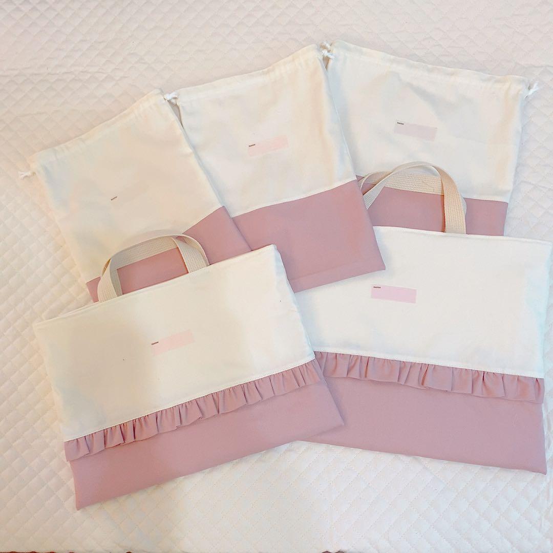 入園入学グッズ オーダーページ レッスンバッグ シューズ入れ ハンドメイド