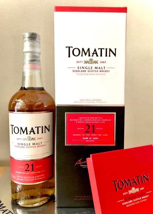 トマーティン 21年 カスクストレングス Tomatin 2400本 限定