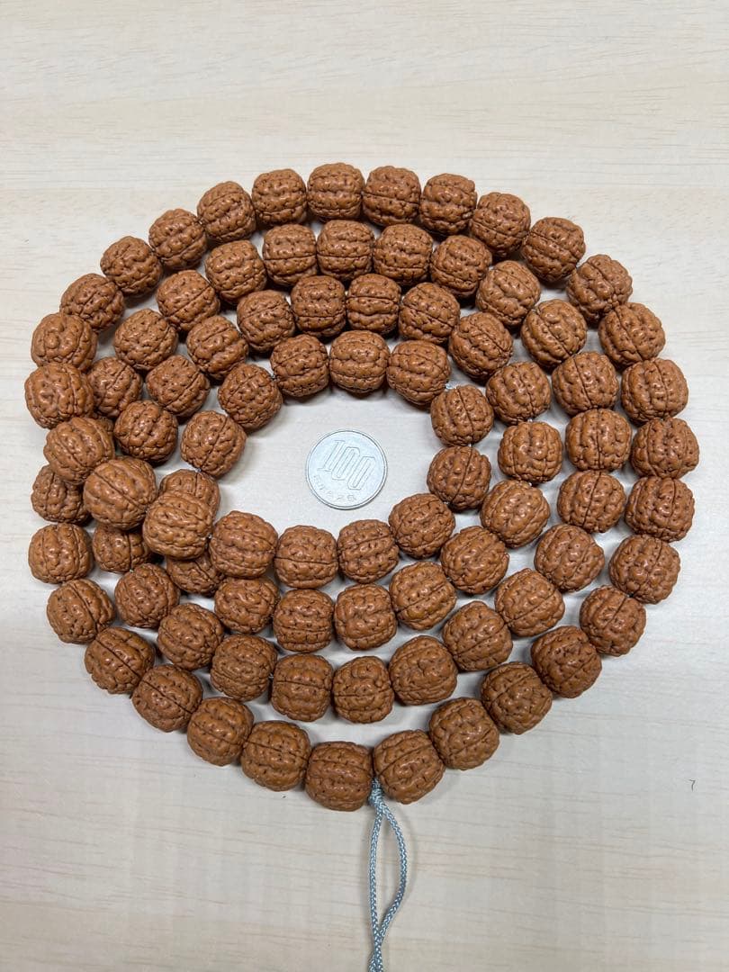 文玩堂：ピーカンナッツ大魔王のロング数珠