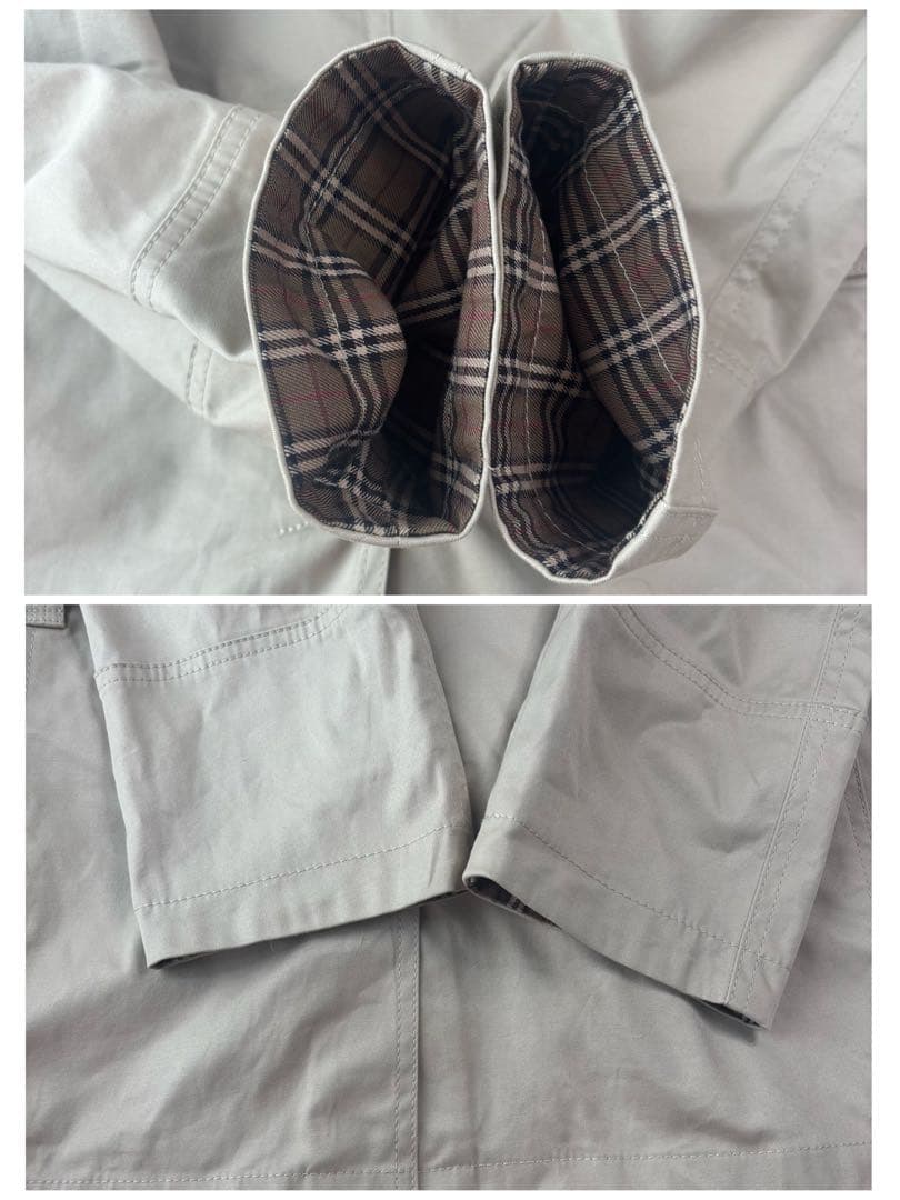 貴重 ヴィンテージ バーバリーブラックレーベル トレンチコート 大きいサイズ