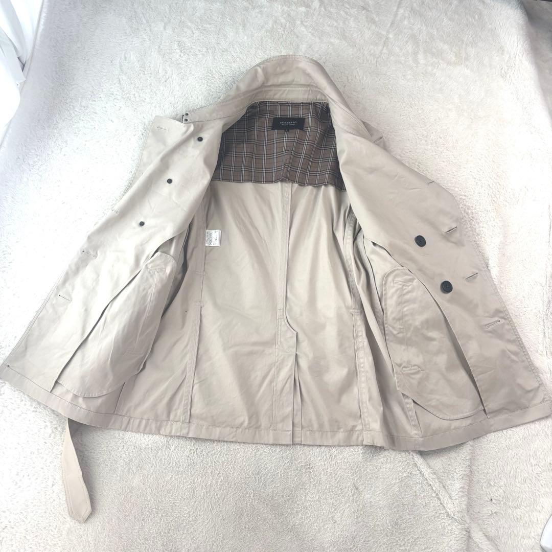 貴重 ヴィンテージ バーバリーブラックレーベル トレンチコート 大きいサイズ