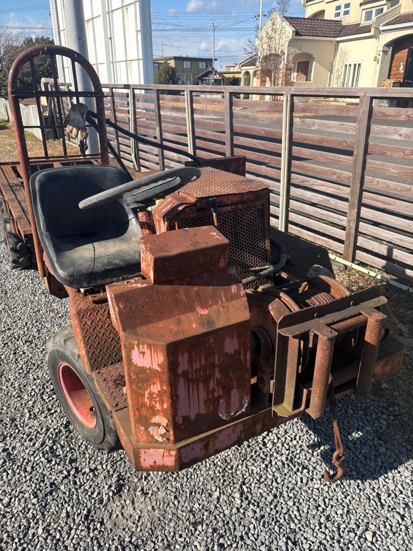 リョウシン号　及川自動車　林業作業車　ユンボ　6WD いすゞエンジン