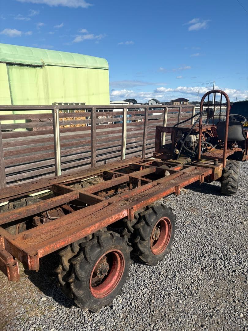 リョウシン号　及川自動車　林業作業車　ユンボ　6WD いすゞエンジン