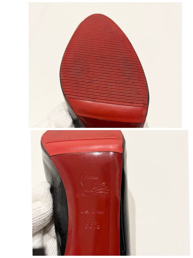 Christian Louboutin ルブタン パンプス オープン 38.5