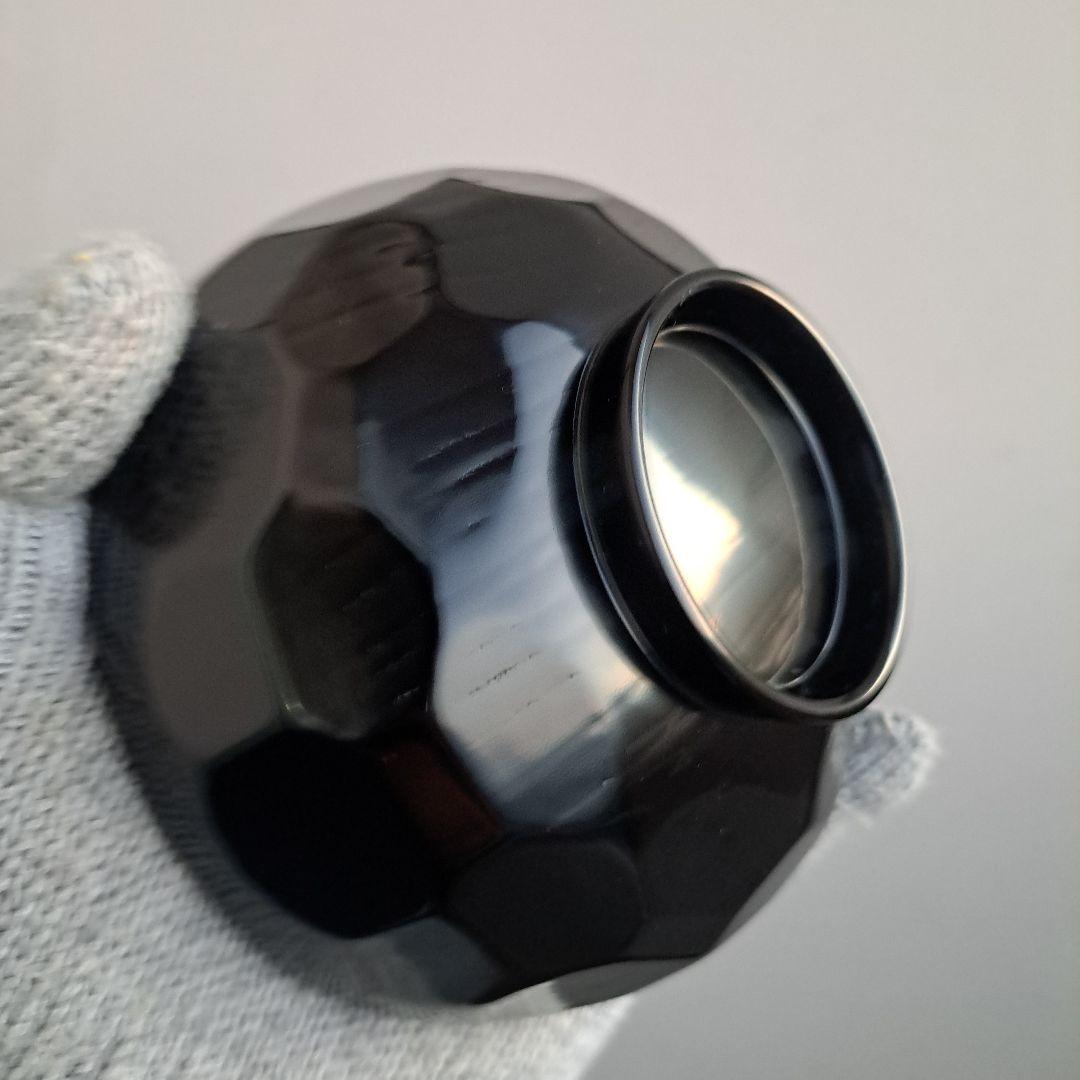 【亀甲彫　御吸物椀×5客】天然木製　　未使用/長期保管品