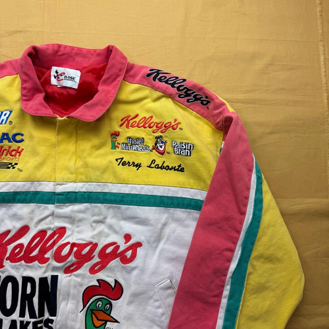 CHASE AUTHENTICS NASCAR ケロッグ レーシングジャケットL