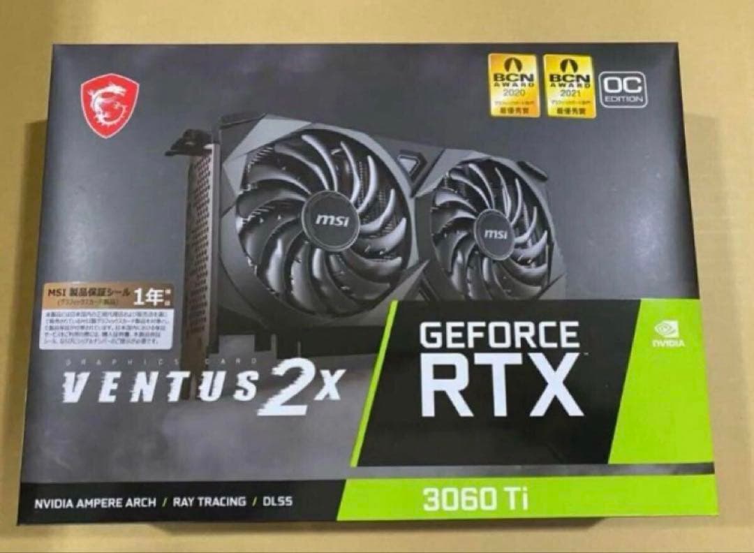 MSI GeForce RTX 3060 Ti VENTUS 2X 8G 新品