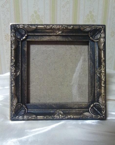 ２個セット☆ クラシカル フォトフレーム ＊ブラック ゴールド b