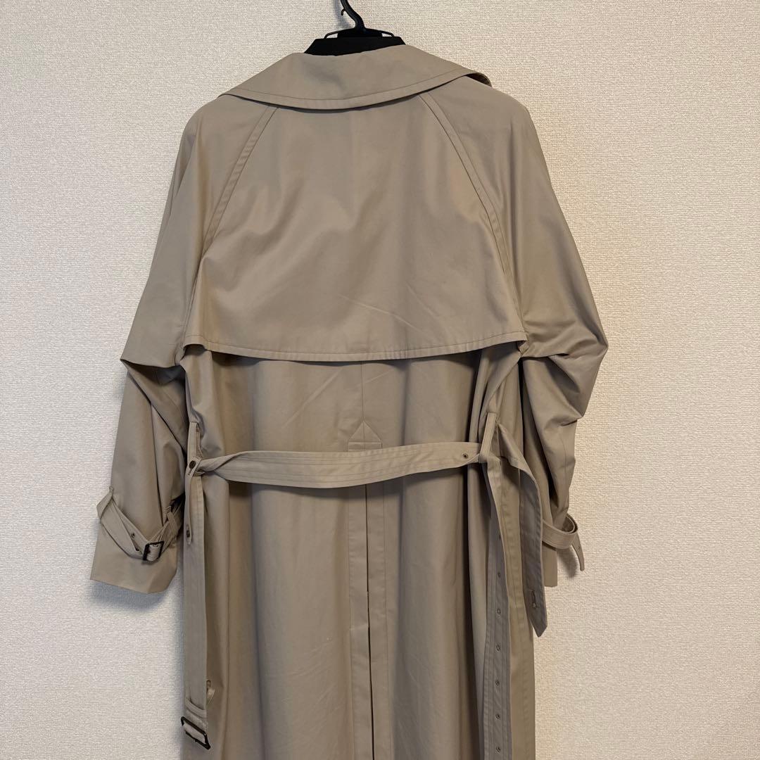 たい様 タグ付きblurhms 22SSギャバジンダブルベルトトレンチコート