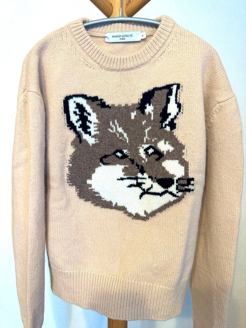 Maison Kitsune ビッグフォックスヘッドニット XS