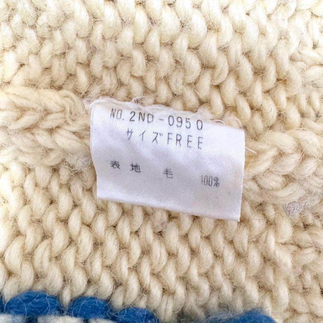 y2k❤️90s HYSTERIC GLAMOUR バンビ ロゴ カウチンニット