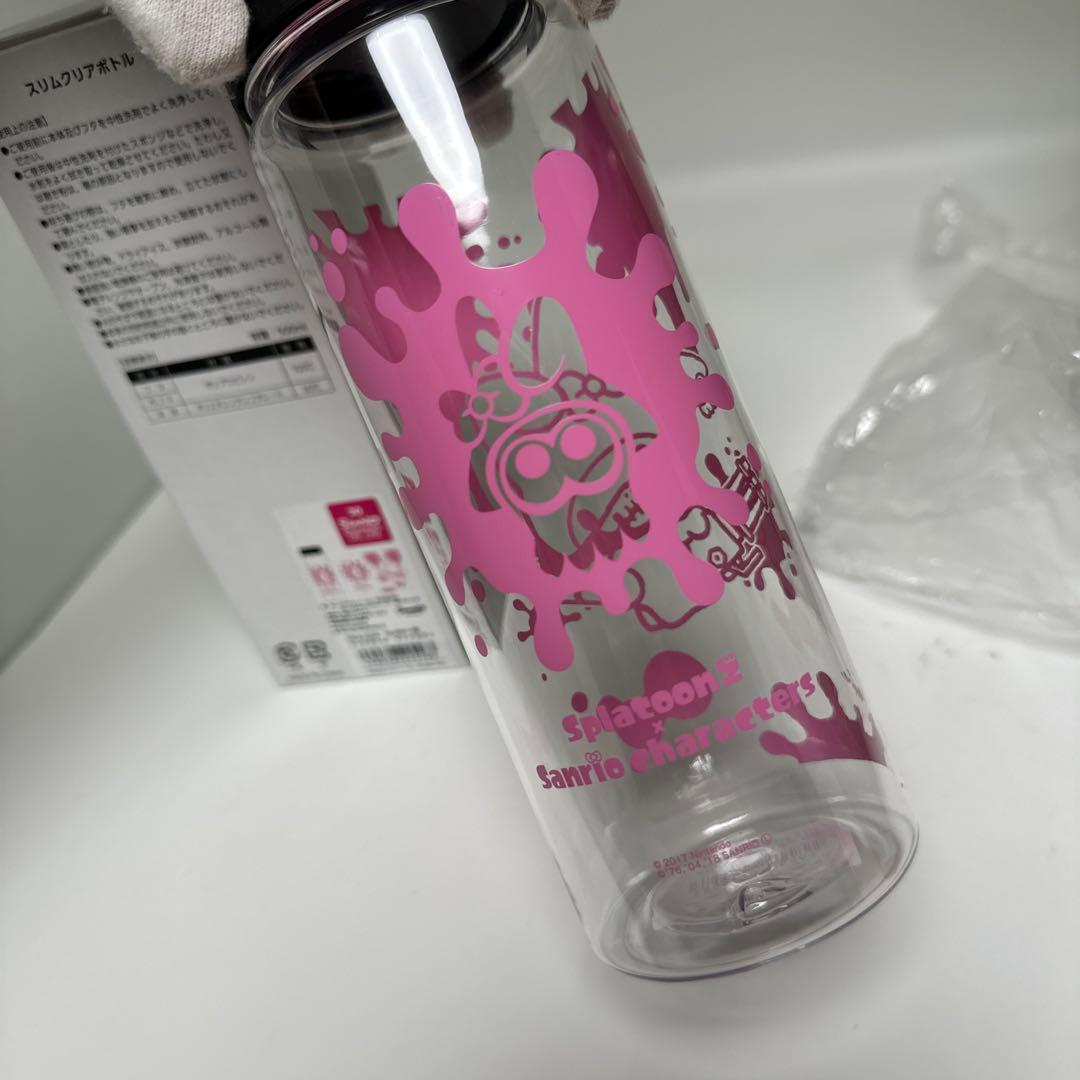 希少　スプラトゥーン サンリオ　コラボ　マイメロディ　クリアボトル　水筒