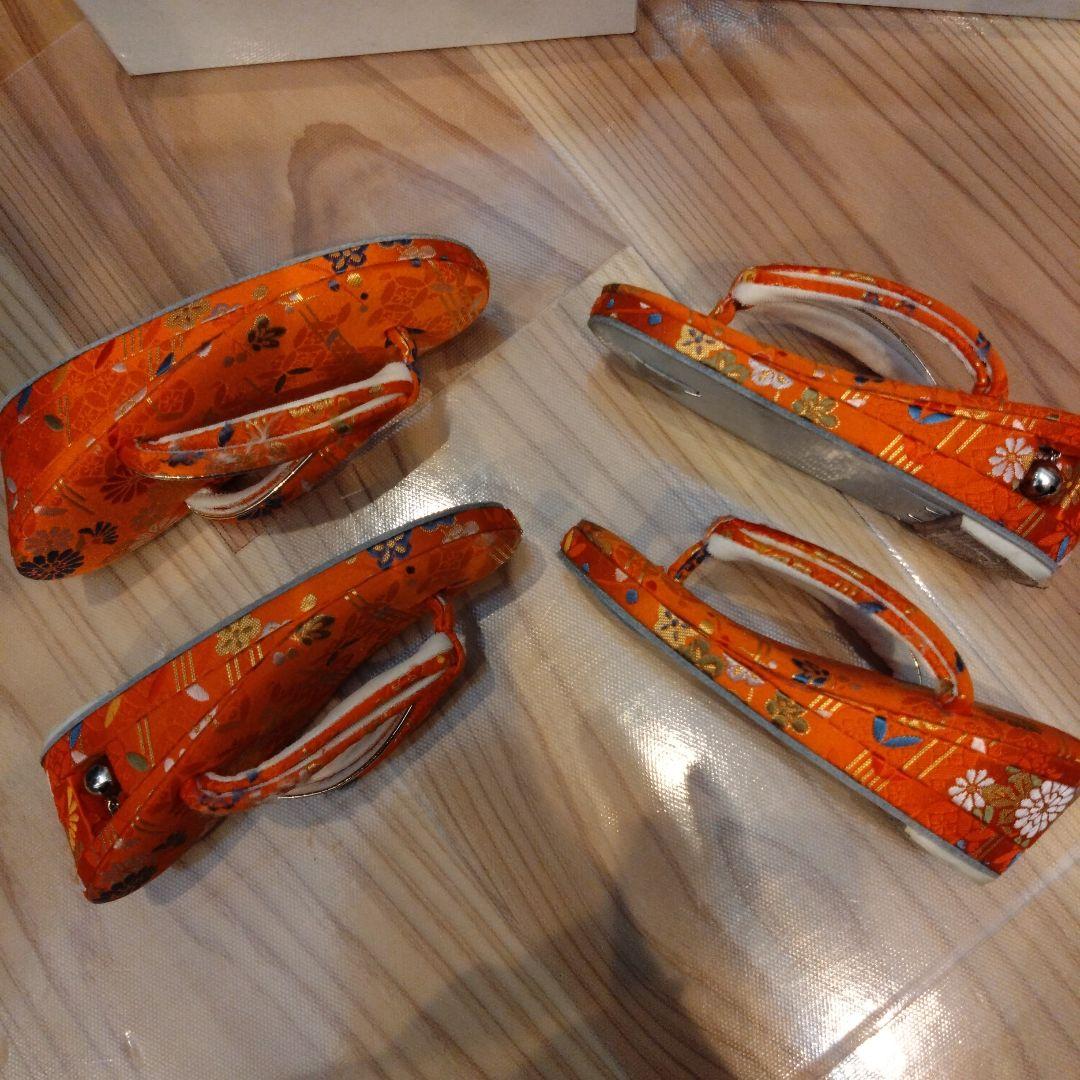 七五三　三越百貨店の上品な草履　鈴付き　２足セット