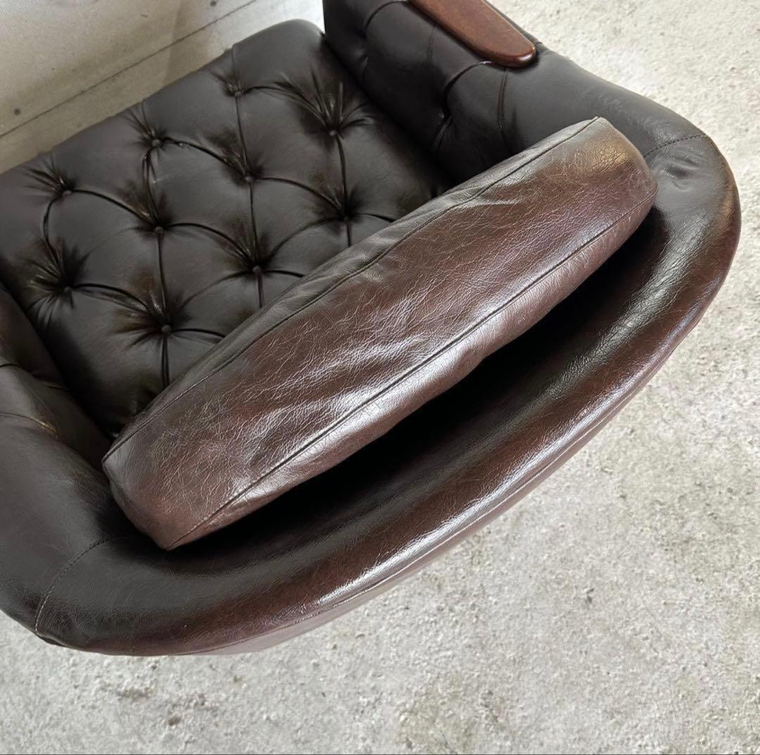 ✦最後の一脚✦マルニ木工 ベルサイユ 本革シングルソファ Mスムース