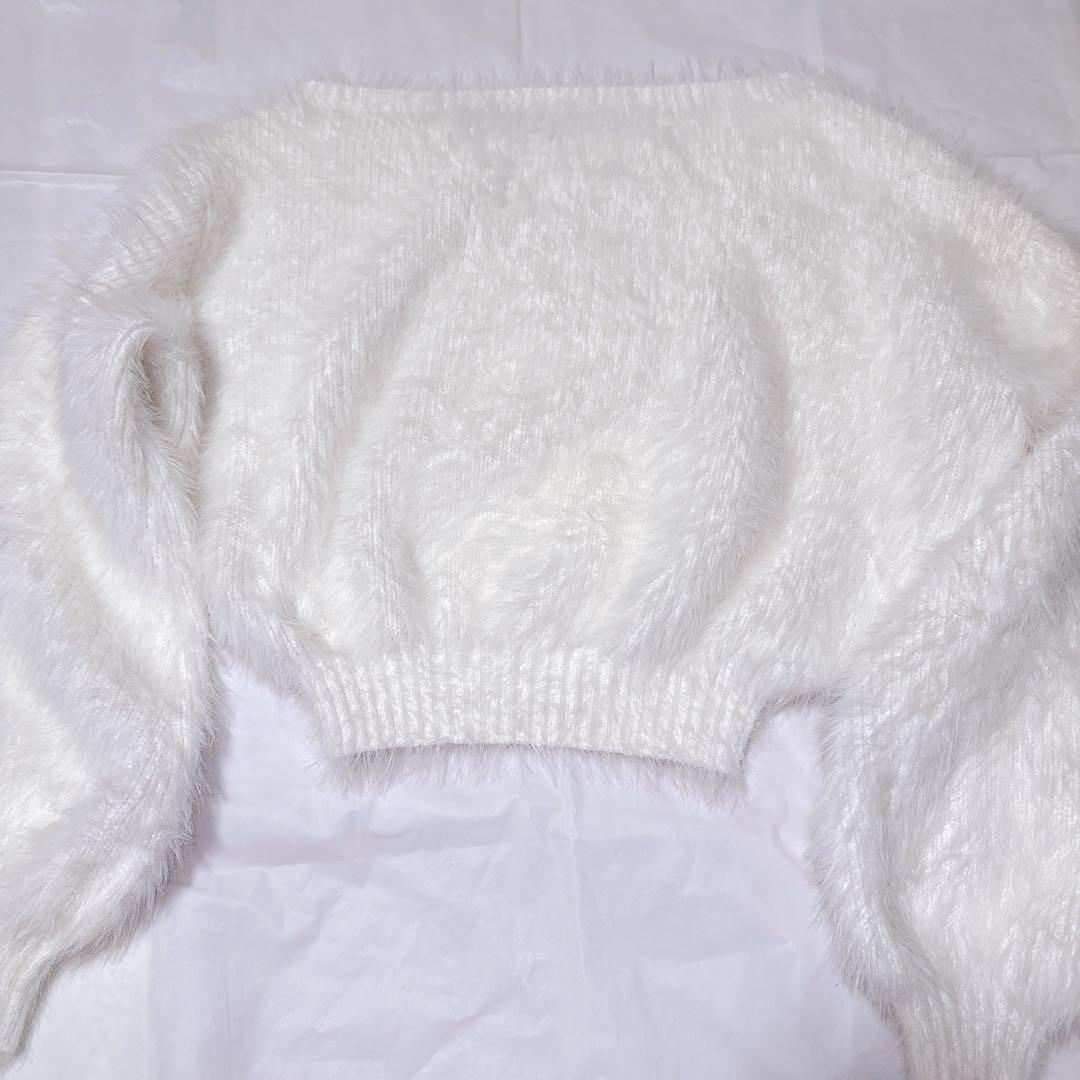 Darich ダーリッチ DDロゴワンショルニットトップス IVO アイボリー