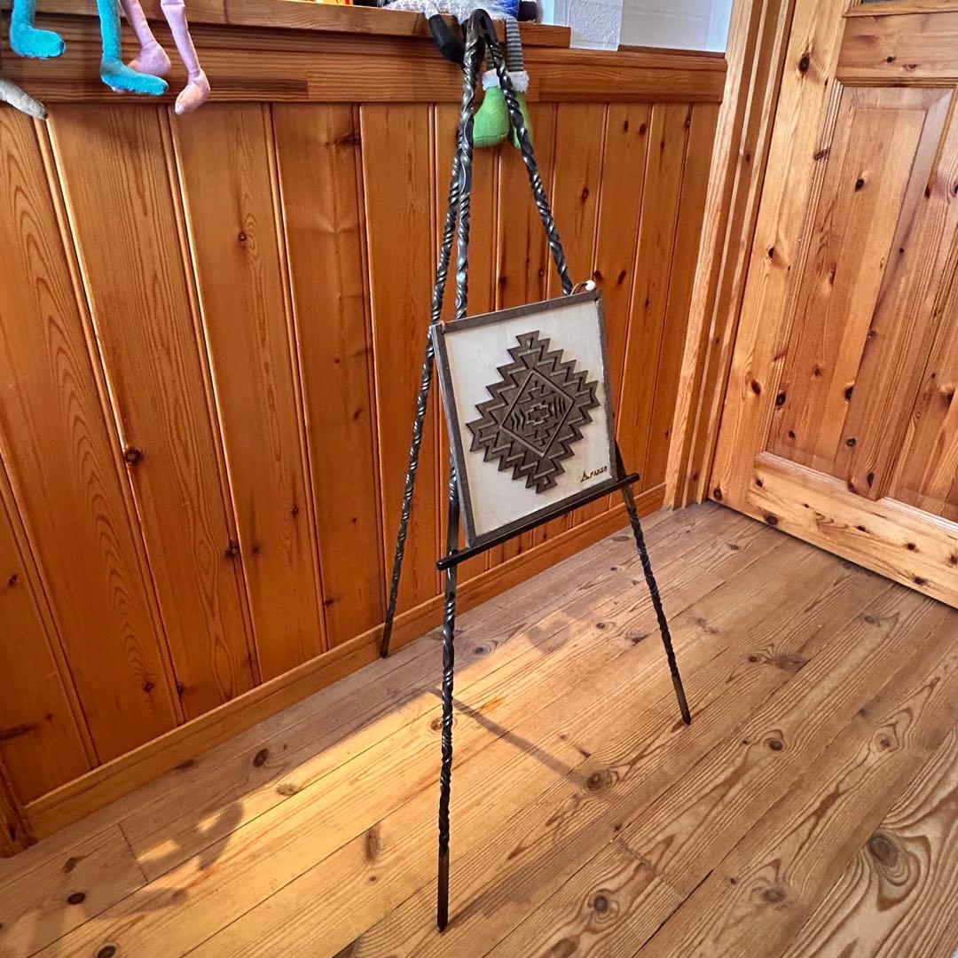 ショップ看板スタンド　マルシェ看板スタンド　アイアン看板スタンド　什器