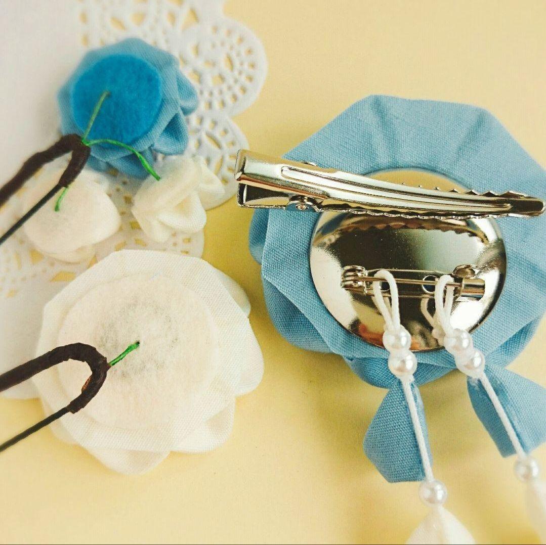 卒業式袴 京越女の子１５０cm 髪飾り付き