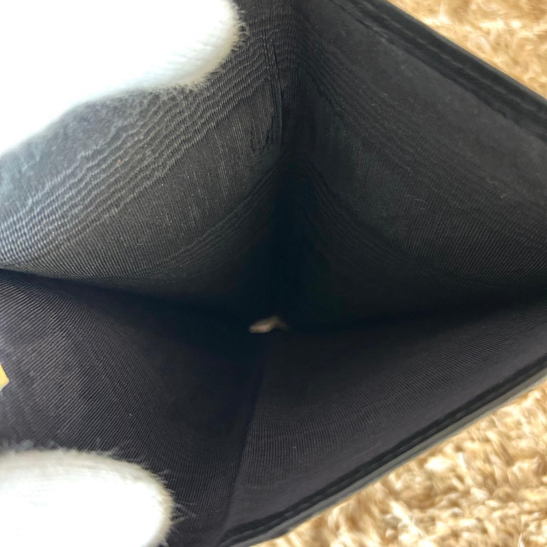 美品✨ シャネル マトラッセ ビコローレ ラムスキン 二つ折り長財布 ブラック