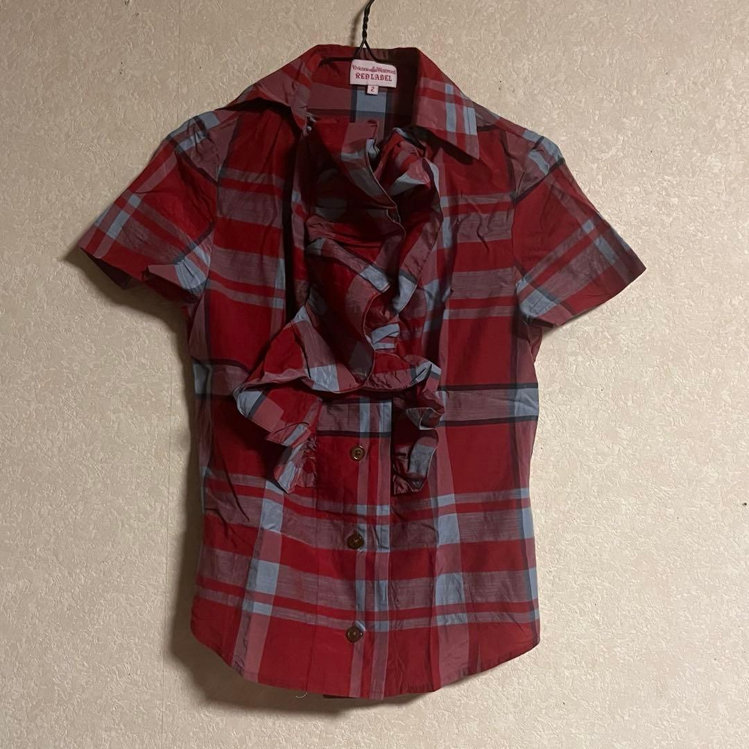 ヴィヴィアン　フリル　シャツ　半袖