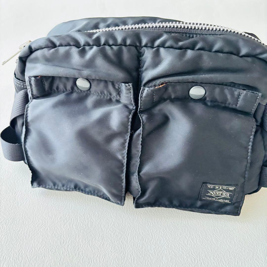 ウ*メ様 【完売品】ポーター　タンカー　ボディバッグ　ウエストバッグ　ブラック