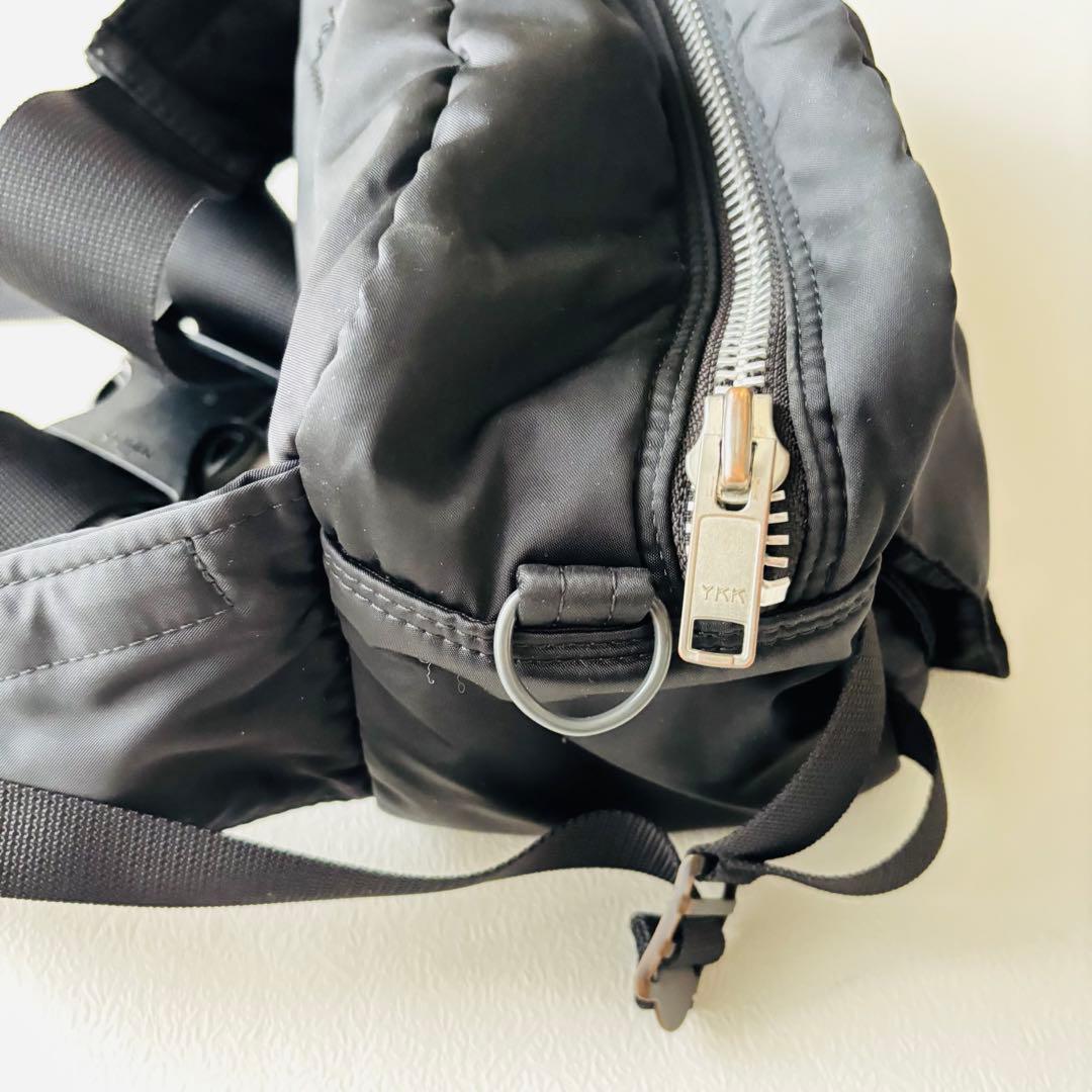 ウ*メ様 【完売品】ポーター　タンカー　ボディバッグ　ウエストバッグ　ブラック