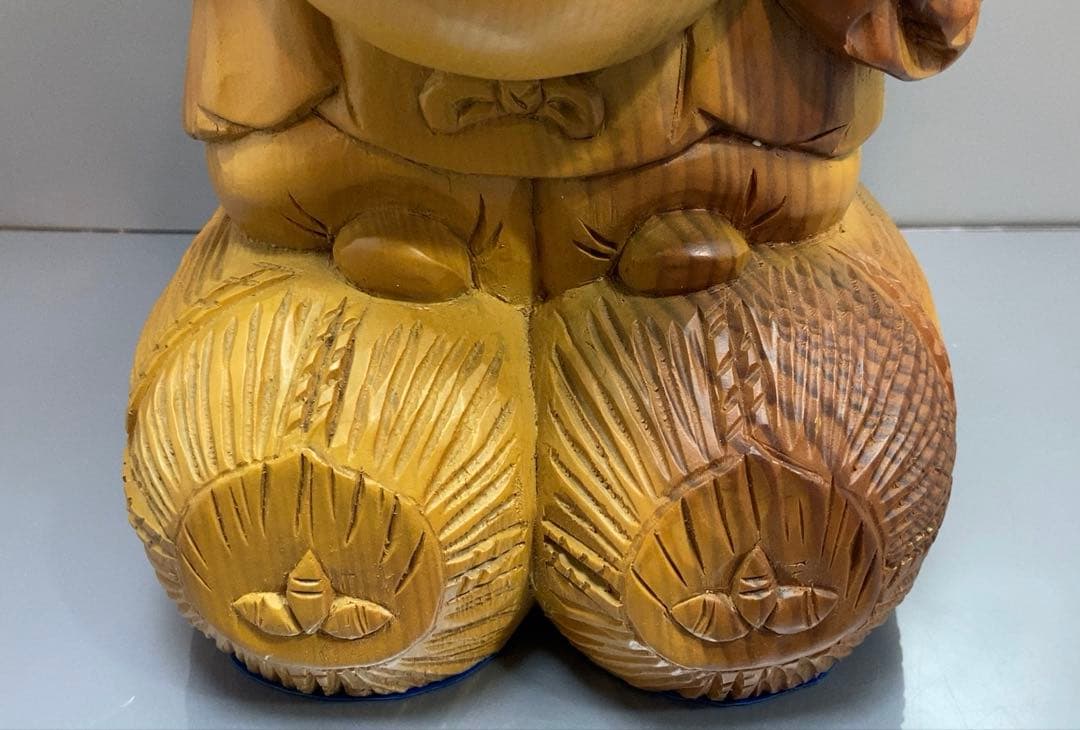 木彫り　大黒天　縁起物　開運　高さ約29cm