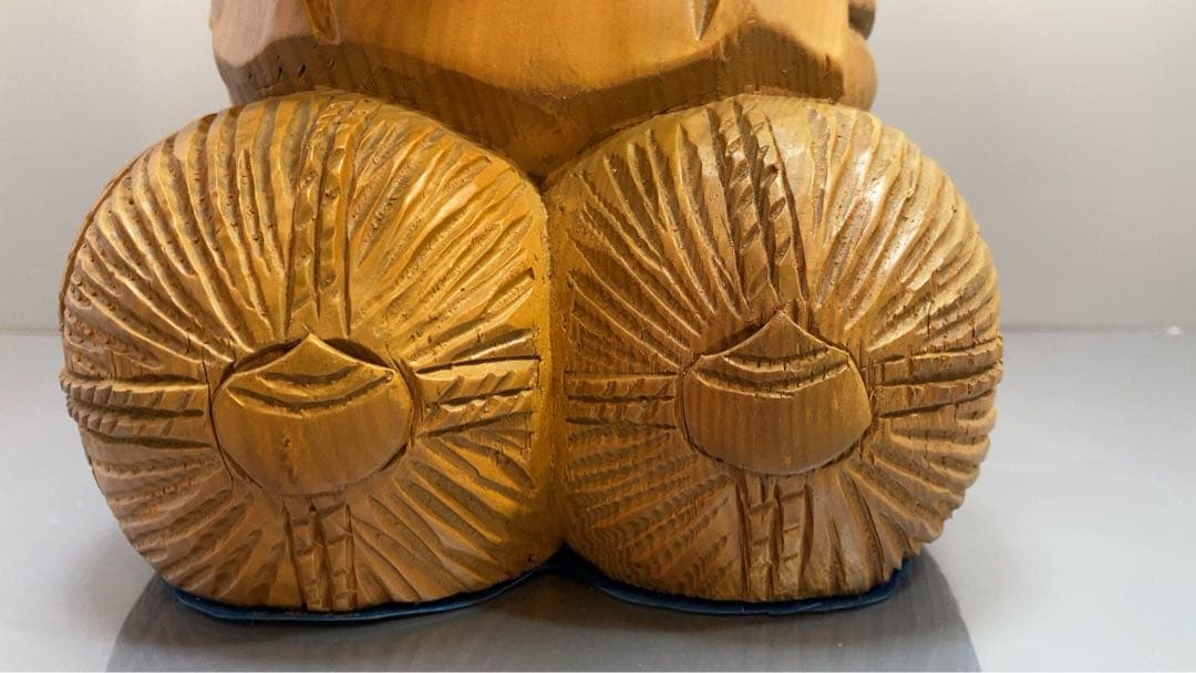 木彫り　大黒天　縁起物　開運　高さ約29cm