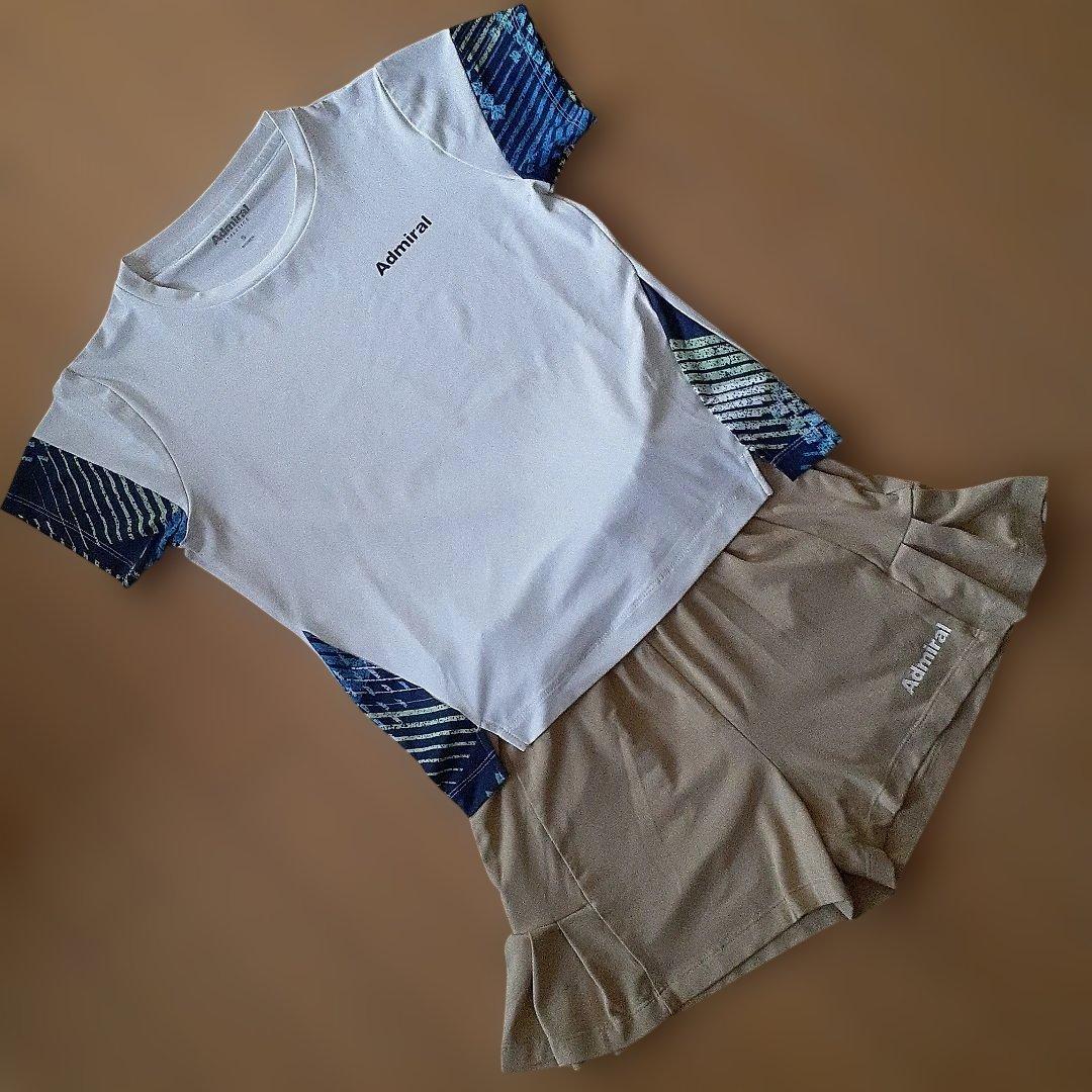 Admiral レディーステニスウェアセット アップ S/Mサイズ