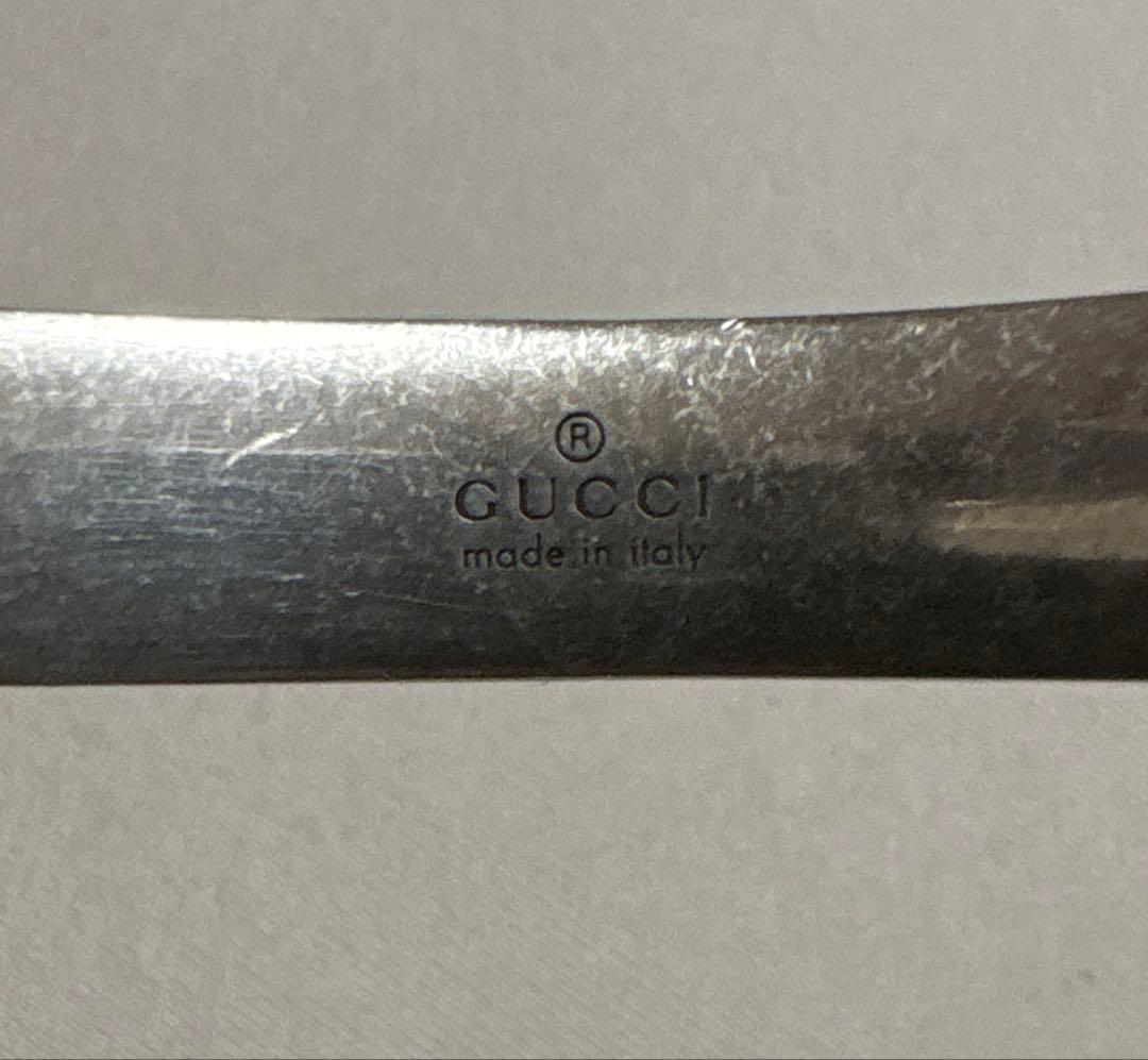 正規　GUCCI タイガーヘッドバングル キャットブレスレット 19