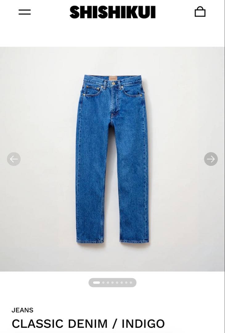 THE SHISHIKUI CLASSIC DENIM インディゴ サイズ28