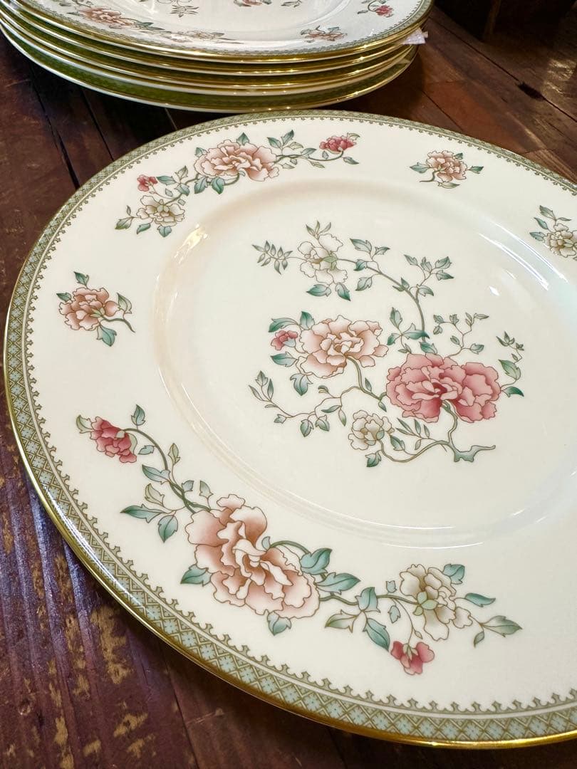 ミントン ジャスミン27cmディナー皿￼6枚セット バラ売りOK