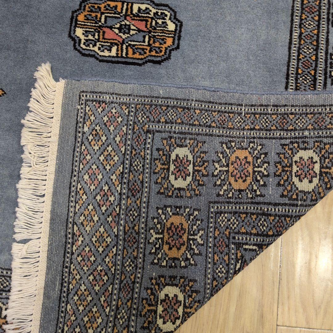 139x211cmパキスタン手織りじゅうたん(352)ギャッベ・ウール