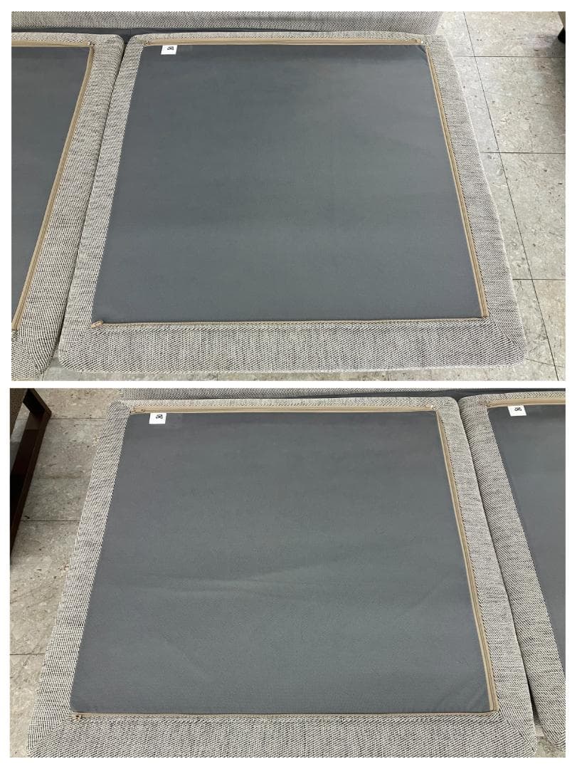 IKEA　3人掛けソファ　セクション　ソーデルハムン　グレー