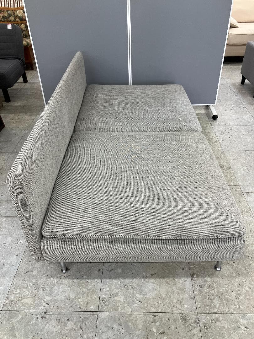 IKEA　3人掛けソファ　セクション　ソーデルハムン　グレー