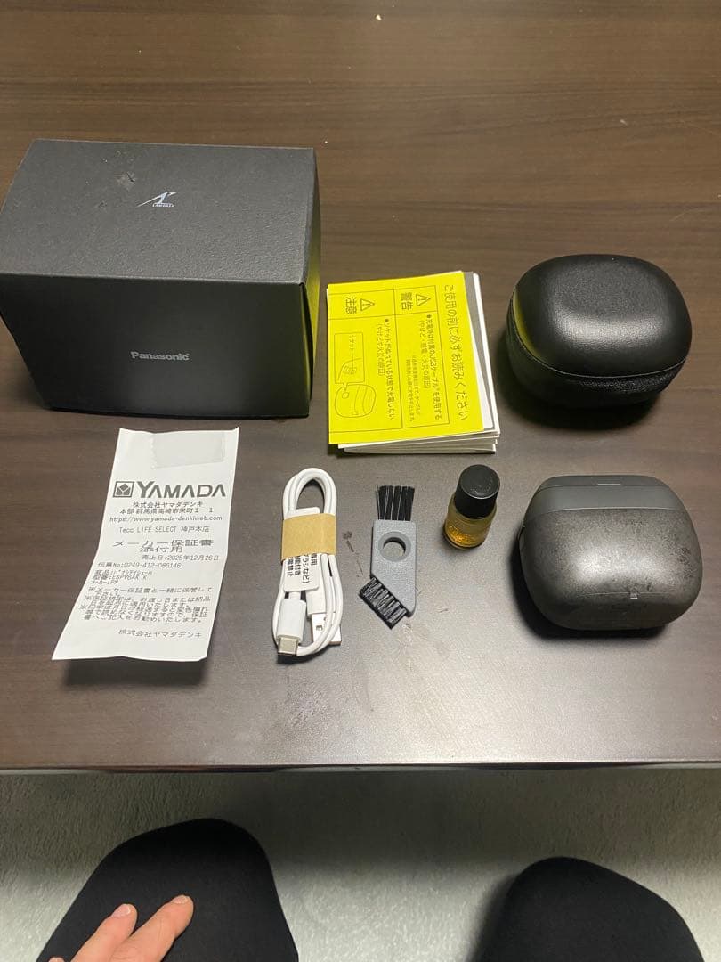 パナソニックラムダッシュパームインES-PV6A-K マーブルブラック 5枚刃