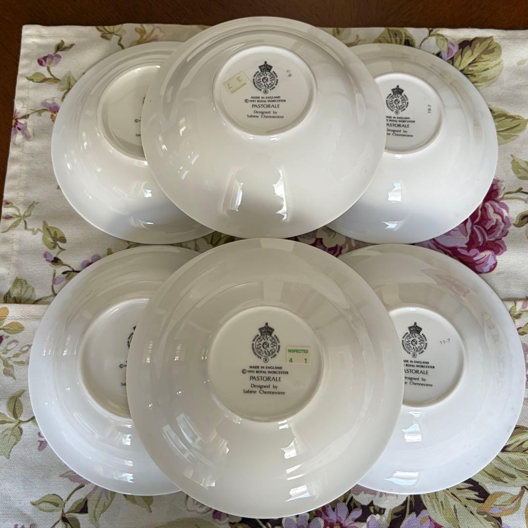 【レア美品】英国製　ロイヤルウースター★PASTRALE★サラダボウル6個
