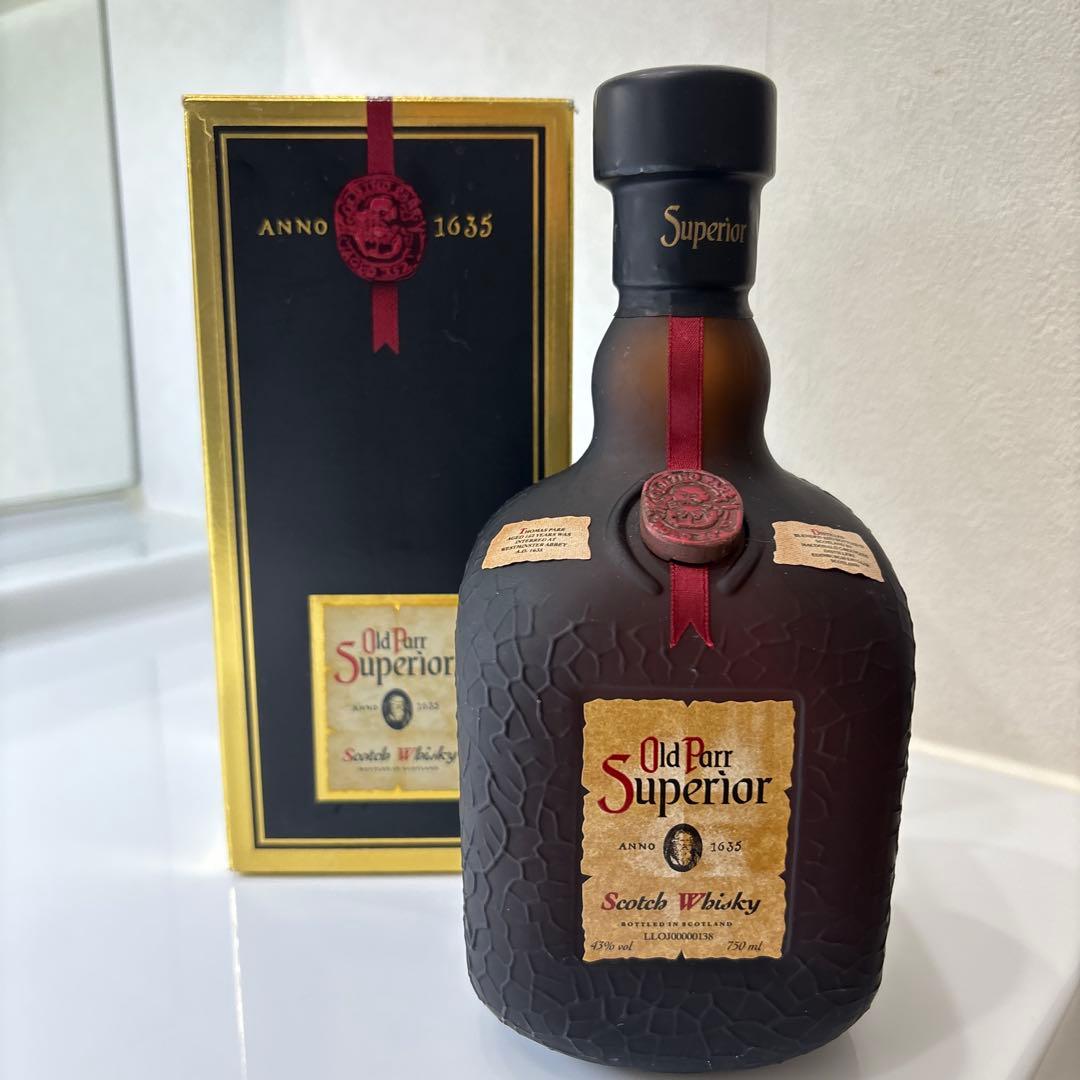匿名発送　Old Parr Superior スコッチウイスキー 750ml
