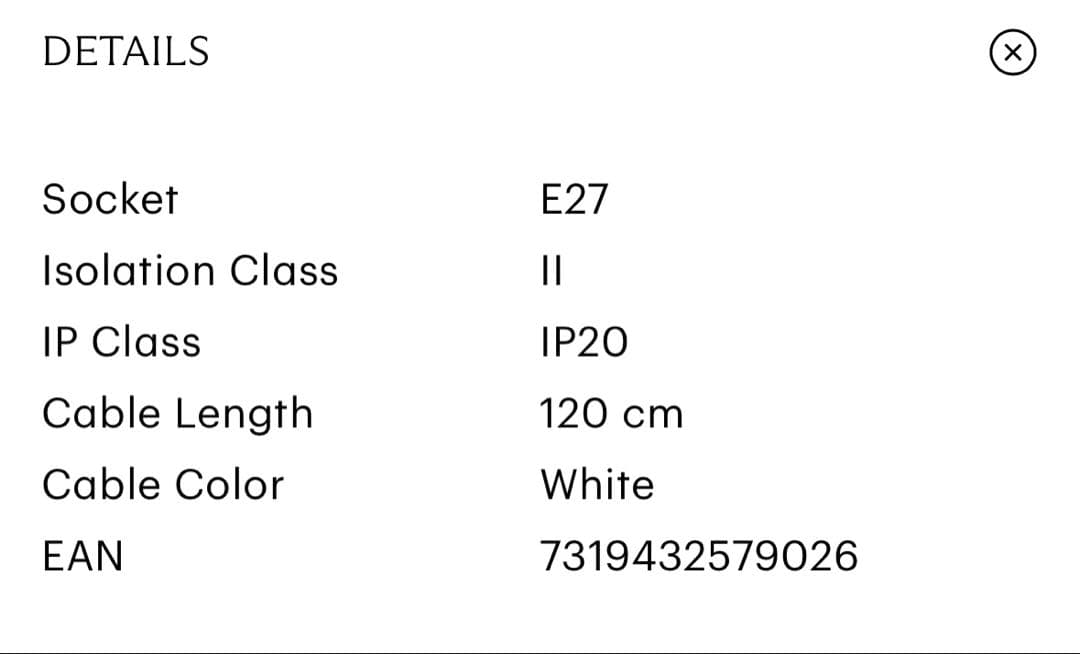 【開封組立のみ】globen lighting ペンダントライト　45 mud