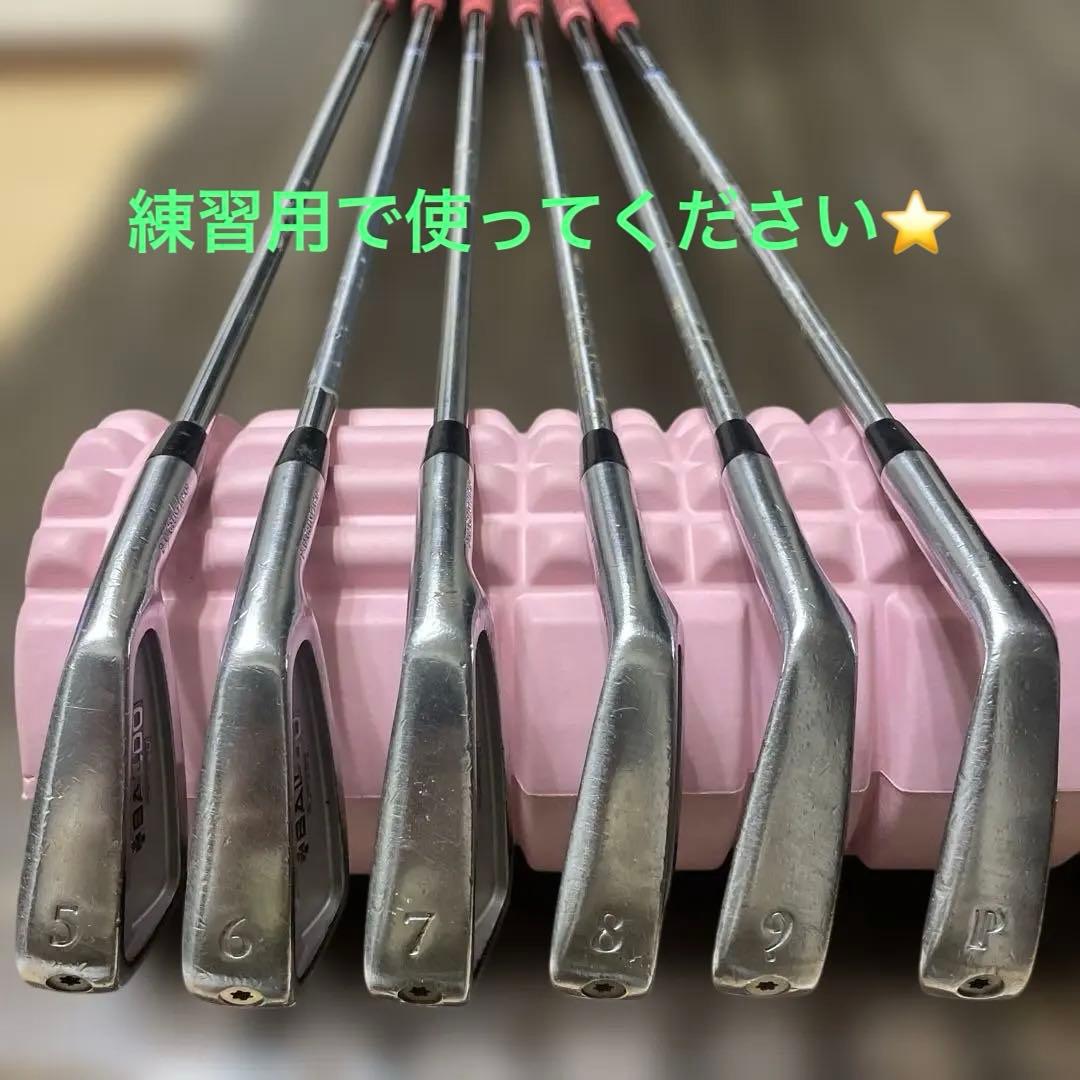 ＢＡＬDＯ　アイアン5からＰの6本セット ＰＲＯＴＯタイプＣＢ15